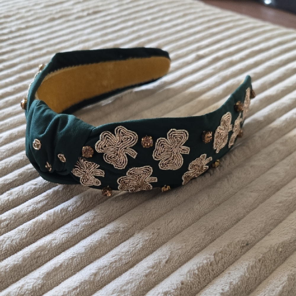 Twine And Love St Patricks Beaded Headband